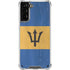 Barbados Flag Distressed Galaxy S21 Plus 5G Clear Case